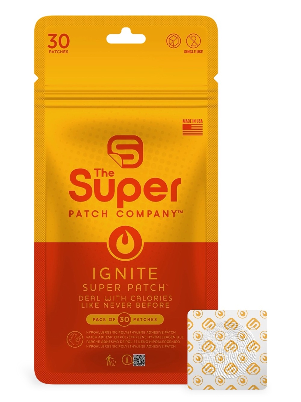 The Super Patch Company IGNITE Super Patch to BOOST METABOLISM 30 Patches NEW!